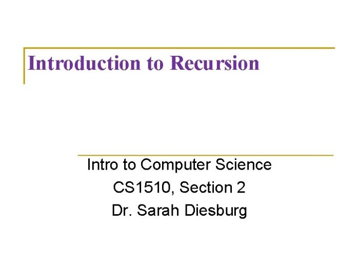 A Guide to Understanding Recursion in Computer Science