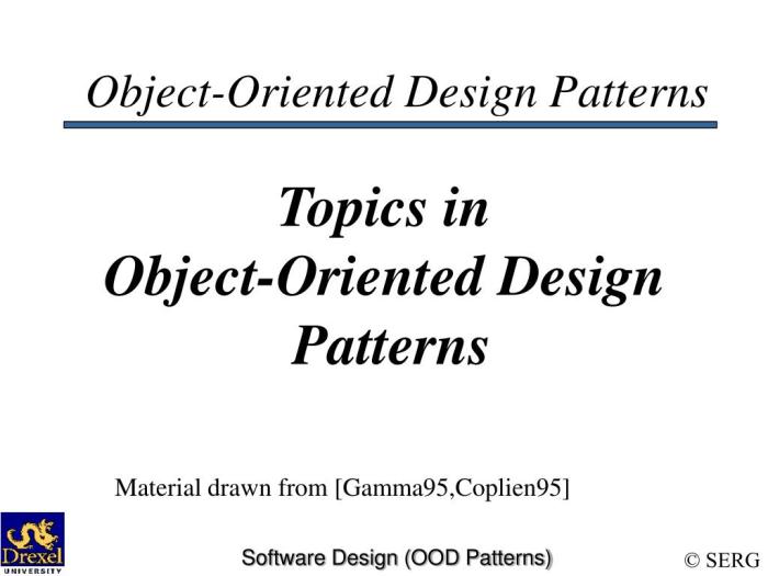 A Deep Dive into Object-Oriented Design Patterns